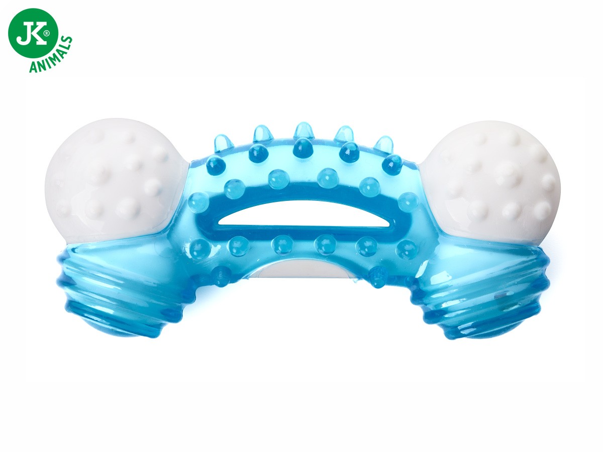 JK suņu rotaļlieta Kauls TPR Blue 12cm